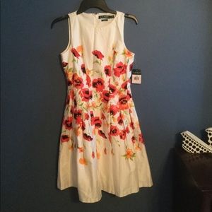 Ralph Lauren floral pattern dress